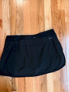 Nike Black Dri-FIT Athletic Skort